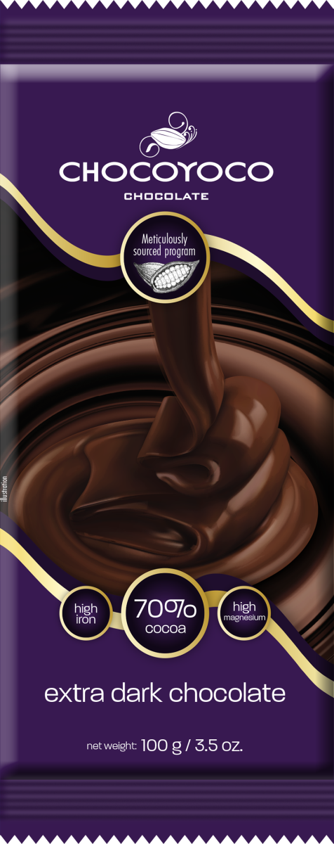 Chocoyoco czekolada 70% gorzka 100g