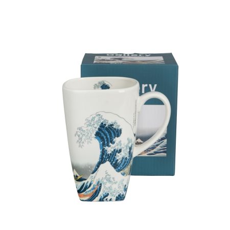 Kubek kwadratowy "THE GREAT WAVE" Hokusai 600ml